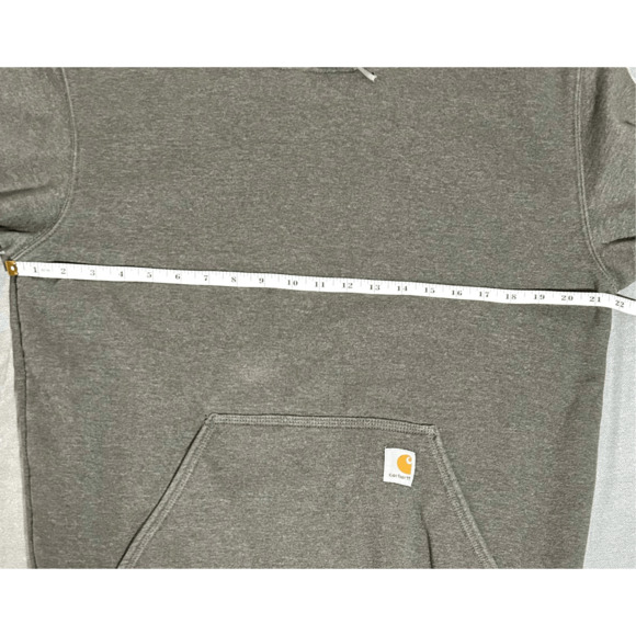 Carhartt Men’s Gray Original Fit Mid Weight Hoodie Hooded Sweatshirt Sz S - Picture 9 of 10